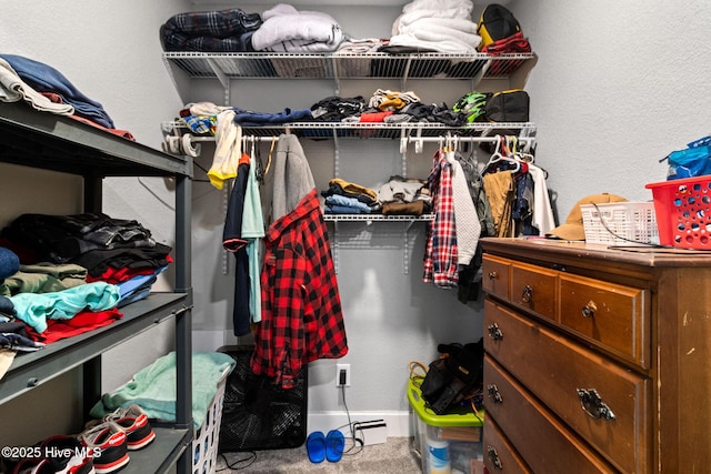 406 Walnut St, Elizabeth City, NC 27909 - walk in closet featuring carpet floors