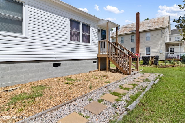 406 Walnut St, Elizabeth City, NC 27909 - back of house with crawl space