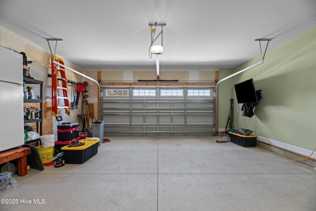 2001 Snapper St, New Bern, NC 28562 - garage featuring a garage door opener