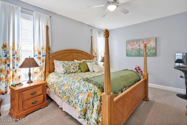 3212 Wexford Way, Southport, NC 28461 - bedroom featuring carpet and ceiling fan