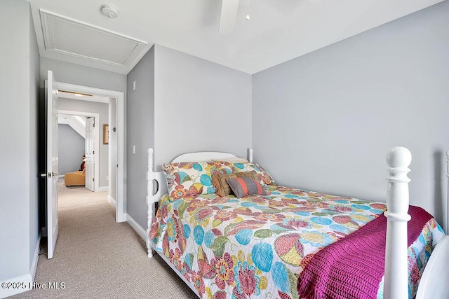 3212 Wexford Way, Southport, NC 28461 - carpeted bedroom with baseboards and a ceiling fan