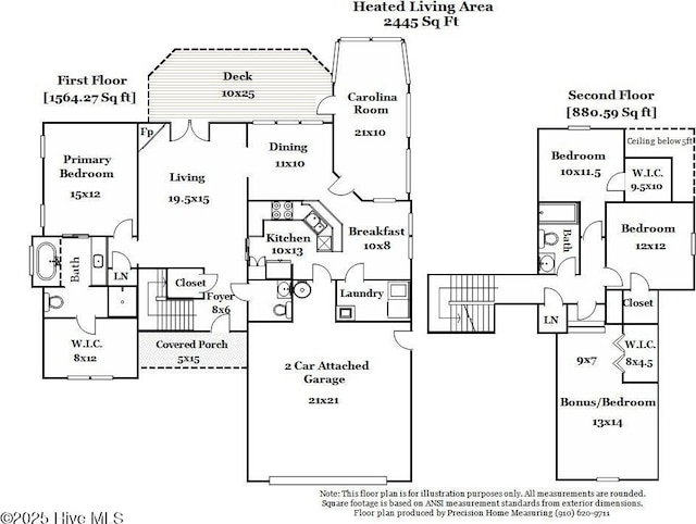 3212 Wexford Way, Southport, NC 28461 - view of floor plan / room layout