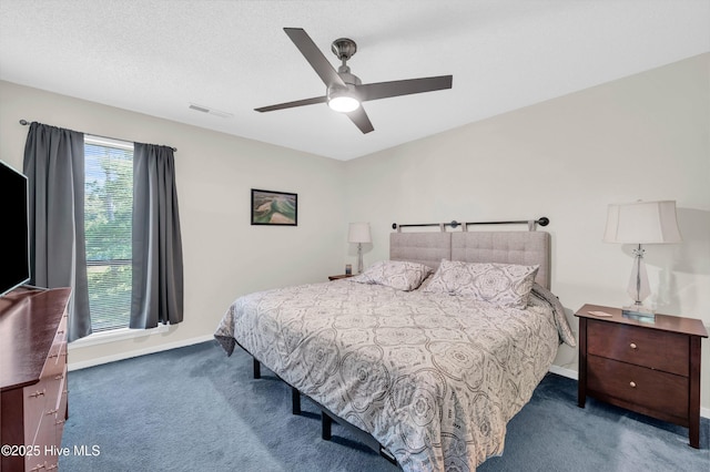 728 Azalea Dr Unit 426, Hampstead, NC 28443 - bedroom with carpet, baseboards, and ceiling fan