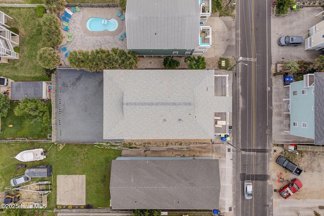 909 Carolina Beach Ave N Unit 2B, Carolina Beach, NC 28428 - bird's eye view of a pool