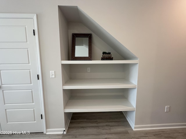 8288 Paramount Pt, Winnabow, NC 28479 - additional living space featuring wood finished floors and baseboards
