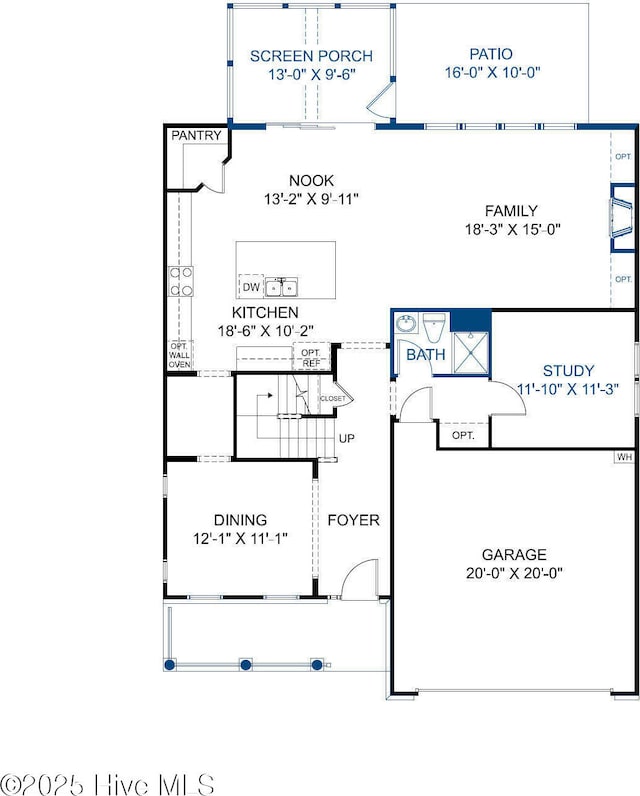 1004 Fawn Valley Way, Wilmington, NC 28409 - property floor plan