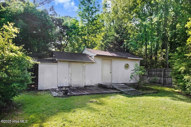 102 Trollingwood Dr, Goldsboro, NC 27534 - view of outbuilding