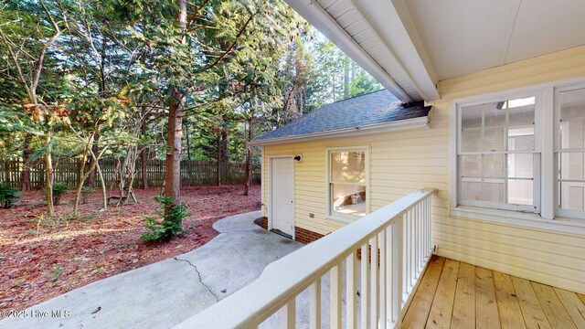 165 Sandhurst Pl, Southern Pines, NC 28387 - view of wooden terrace