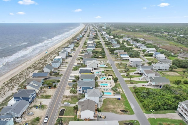 1116 E Beach Dr, Oak Island, NC 28465 - aerial view of residential area featuring extended coastline