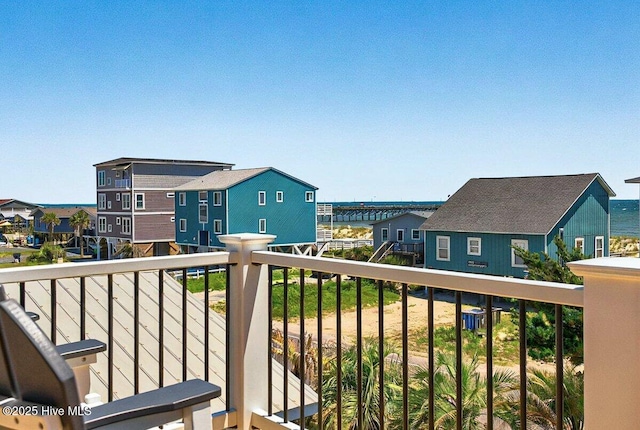 1116 E Beach Dr, Oak Island, NC 28465 - balcony with a residential view