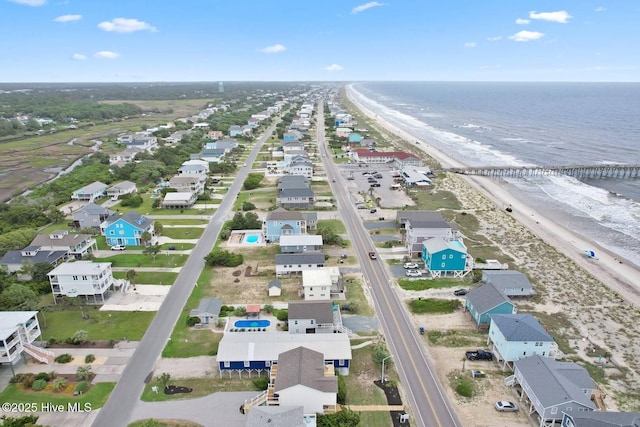 1116 E Beach Dr, Oak Island, NC 28465 - drone / aerial view of extended coastline