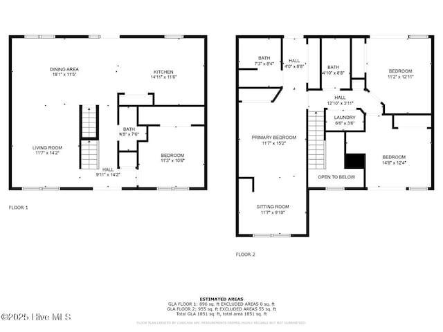 1116 E Beach Dr, Oak Island, NC 28465 - room layout