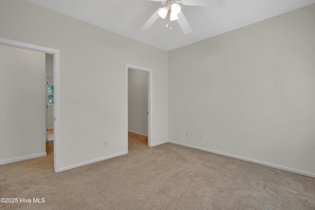 109 Country Club Dr, Rockingham, NC 28379 - unfurnished bedroom with carpet flooring, baseboards, and a ceiling fan