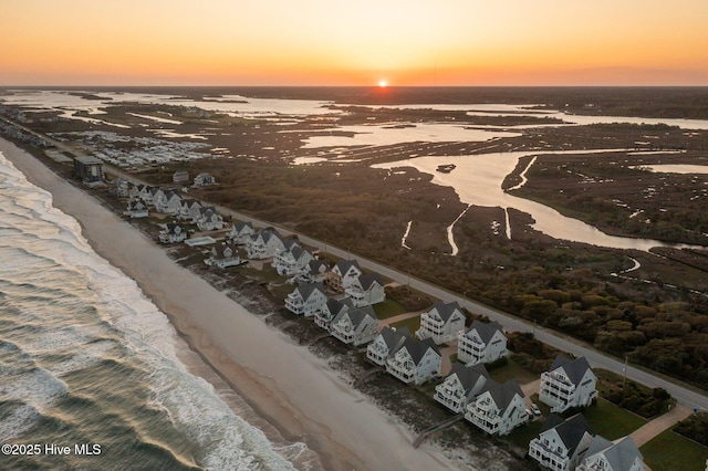4248 Island Dr, North Topsail Beach, NC 28460 - view of property location with waterfront with a beach