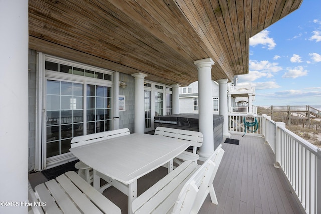 4248 Island Dr, North Topsail Beach, NC 28460 - view of deck