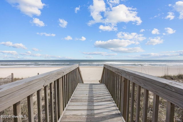 4248 Island Dr, North Topsail Beach, NC 28460 - view of property's community featuring view of water and beach