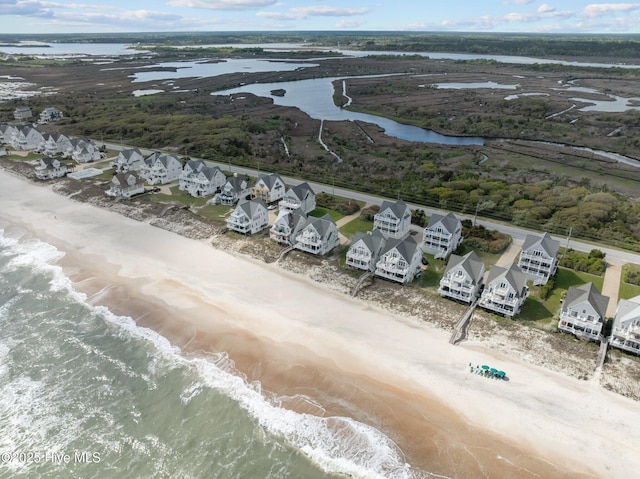 4248 Island Dr, North Topsail Beach, NC 28460 - aerial view of residential area with extended coastline