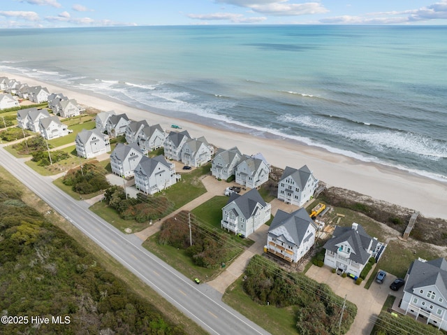 4248 Island Dr, North Topsail Beach, NC 28460 - aerial view of residential area with expansive beach
