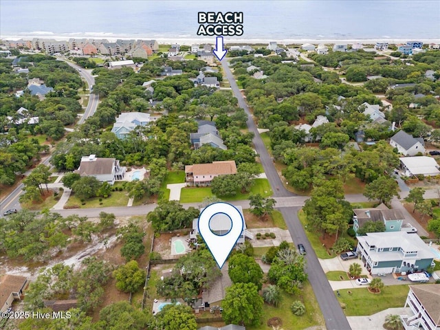 302 Mcglamery St, Oak Island, NC 28465 - aerial perspective of suburban area