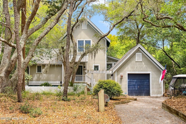 19 Sabal Palm Trl, Bald Head Island, NC 28461 - view of front facade featuring dirt driveway