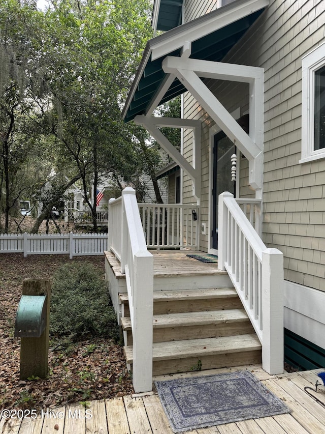 19 Sabal Palm Trl, Bald Head Island, NC 28461 - view of wooden deck