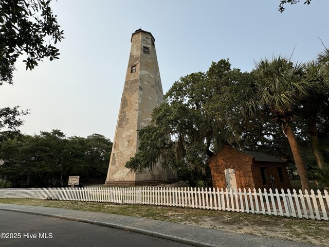 19 Sabal Palm Trl, Bald Head Island, NC 28461 - exterior space with a fenced front yard