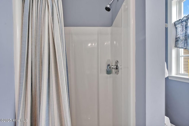 235 Chambers St, Winnabow, NC 28479 - bathroom featuring a shower with shower curtain