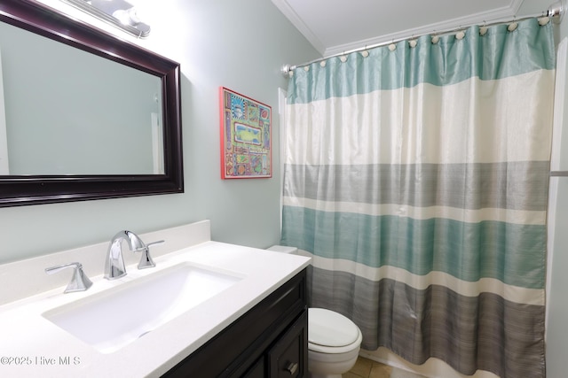 1116 E Ft Macon Rd, Atlantic Beach, NC 28512 - bathroom with toilet, vanity, and curtained shower