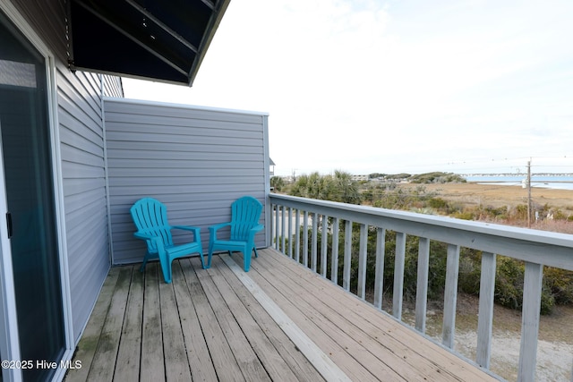 1116 E Ft Macon Rd, Atlantic Beach, NC 28512 - view of wooden terrace