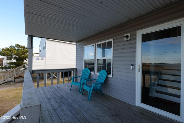 1116 E Ft Macon Rd, Atlantic Beach, NC 28512 - view of wooden deck