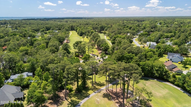 304 Lord Granville Dr, Morehead City, NC 28557 - aerial perspective of suburban area featuring a heavily wooded area