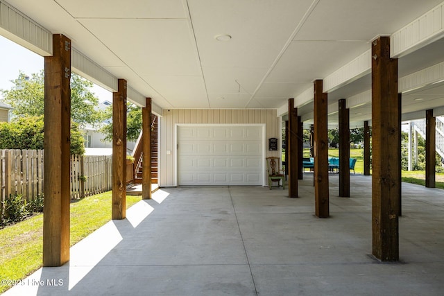 104 S 30th St, Morehead City, NC 28557 - garage featuring concrete driveway