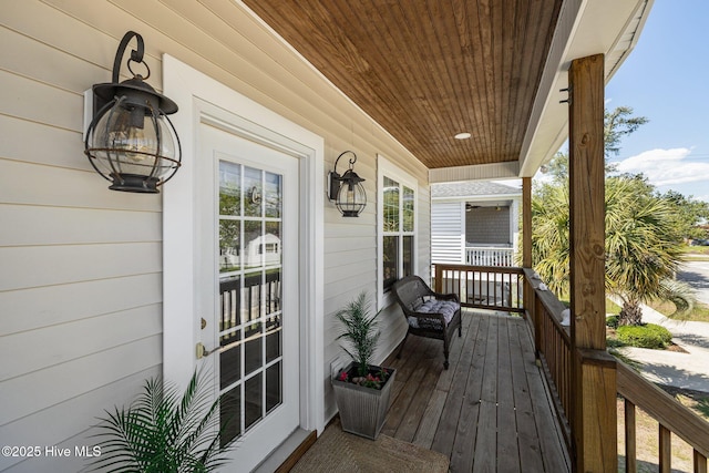 104 S 30th St, Morehead City, NC 28557 - view of wooden porch