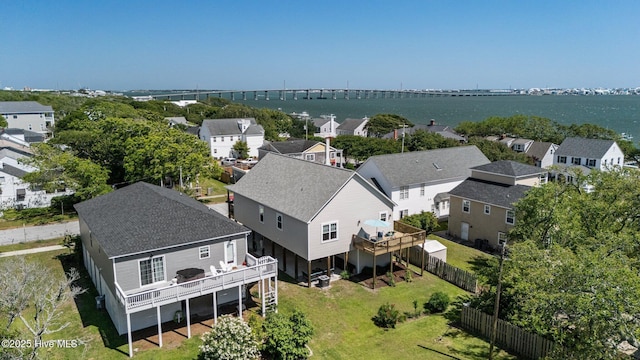 104 S 30th St, Morehead City, NC 28557 - aerial view of residential area with a nearby body of water