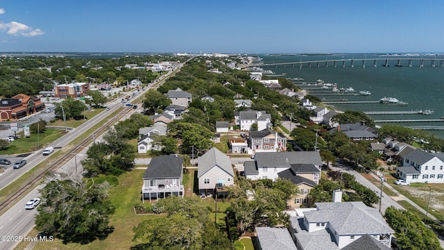 104 S 30th St, Morehead City, NC 28557 - aerial view of residential area with a nearby body of water