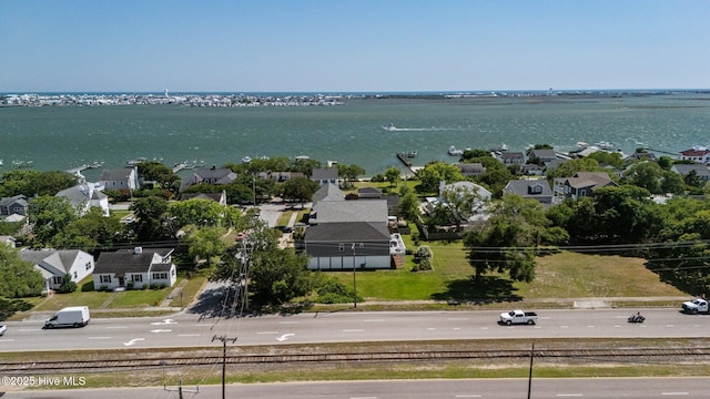 104 S 30th St, Morehead City, NC 28557 - aerial view of residential area with a large body of water