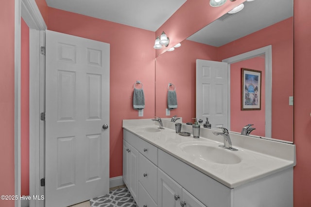 2414 Ocean Dr, Emerald Isle, NC 28594 - bathroom featuring double vanity