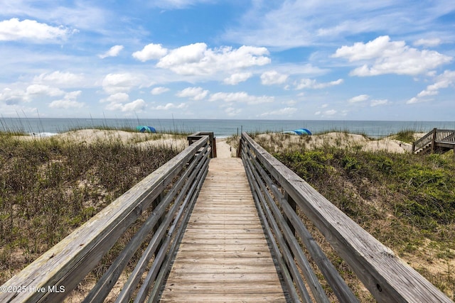 2414 Ocean Dr, Emerald Isle, NC 28594 - view of property's community featuring view of water and beach