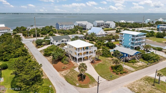2414 Ocean Dr, Emerald Isle, NC 28594 - drone / aerial view of a nearby body of water