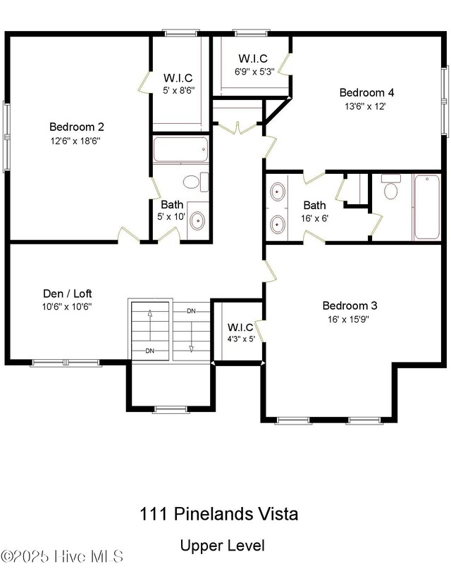 111 Pinelands Vis, Jackson Springs, NC 27281 - home floor plan
