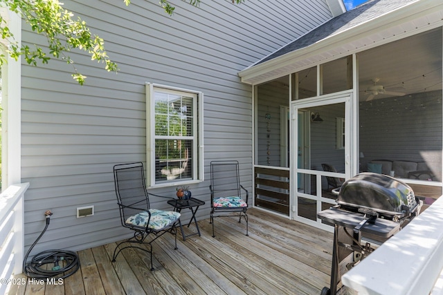 124 NE 35th St, Oak Island, NC 28465 - view of wooden deck