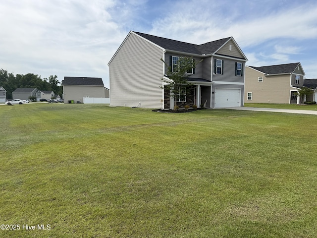 101 Jessica Ct, Vanceboro, NC 28586 - view of front of home with an attached garage, driveway, and a front lawn