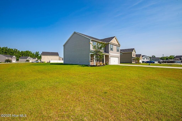 101 Jessica Ct, Vanceboro, NC 28586 - view of property exterior featuring concrete driveway, an attached garage, and a yard