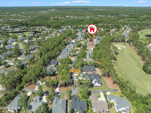 3193 Wexford Way, Southport, NC 28461 - aerial view of property and surrounding area with a golf club and nearby suburban area