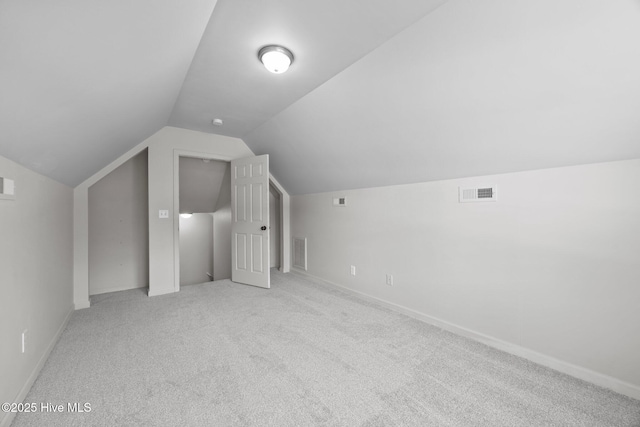 301 Haws Run Rd, Jacksonville, NC 28540 - additional living space with carpet flooring, vaulted ceiling, and baseboards