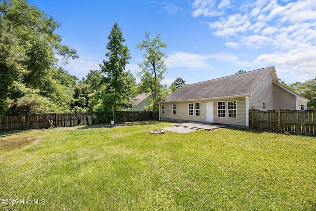 301 Haws Run Rd, Jacksonville, NC 28540 - back of property with a patio area