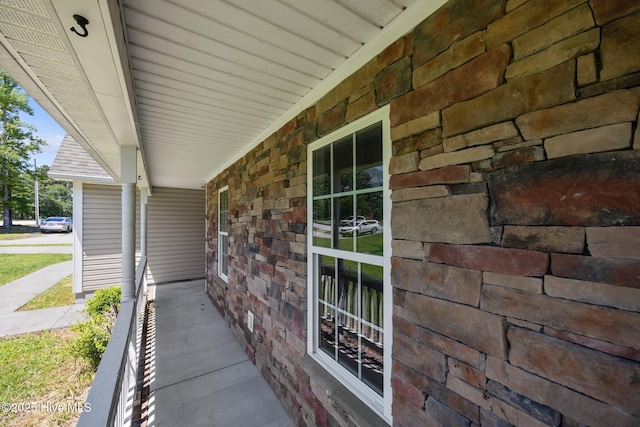 301 Haws Run Rd, Jacksonville, NC 28540 - view of covered porch