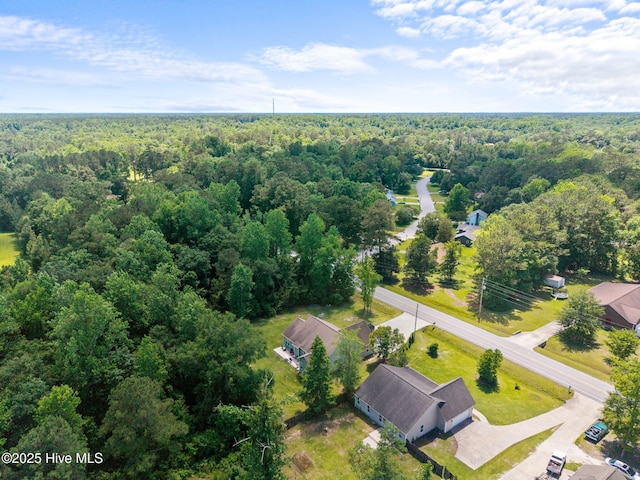 301 Haws Run Rd, Jacksonville, NC 28540 - bird's eye view of a forest