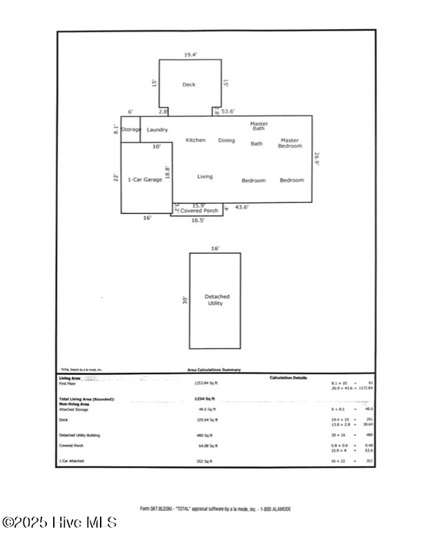 287 Perkins Rd, Goldsboro, NC 27530 - floor plan / room layout