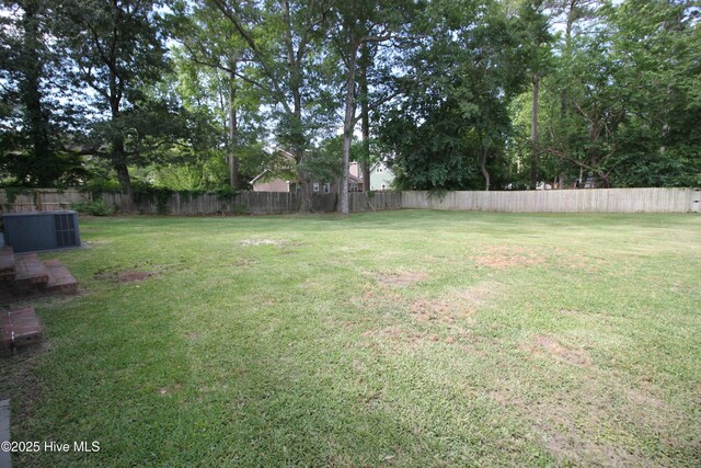 114 Pinecone Ln, Havelock, NC 28532 - view of yard with central AC unit